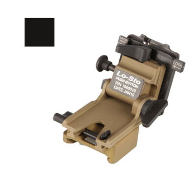 Norotos LoSto Helmet Mount Push Button PVS-7/14 Black One Size - Norotos