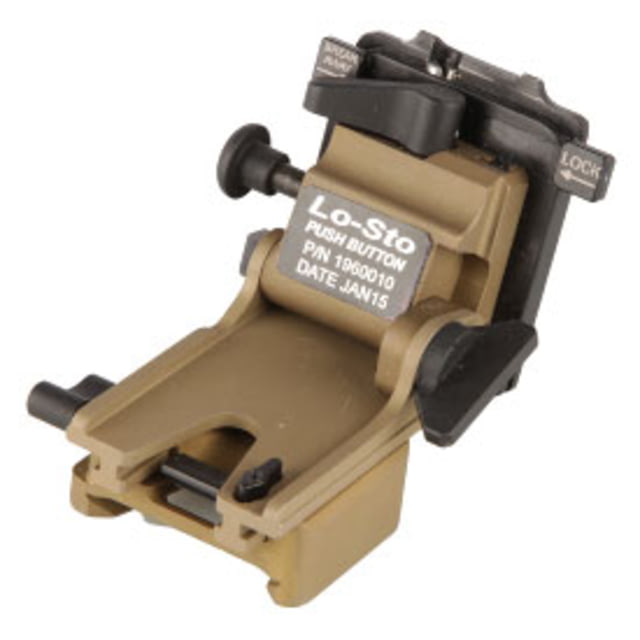 Norotos LoSto Helmet Mount Push Button PVS-15/18/21/31 Coyote Brown One Size - Norotos