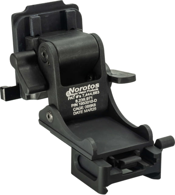 Norotos RHNO II Helmet Mount PVS-15/18/21/31 Dovetail Black One Size - Norotos