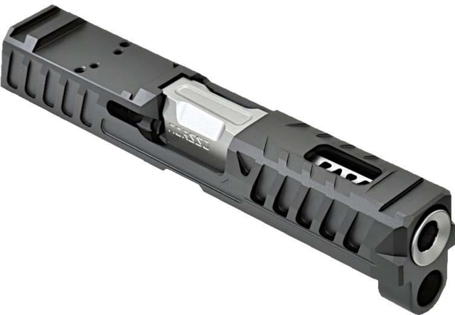 Norsso N320 Commander Ported Compact Bull Barrel Set Satin Stainless GEO Port 9mm Caliber Black N320CBB-COMM-PORT - Norsso