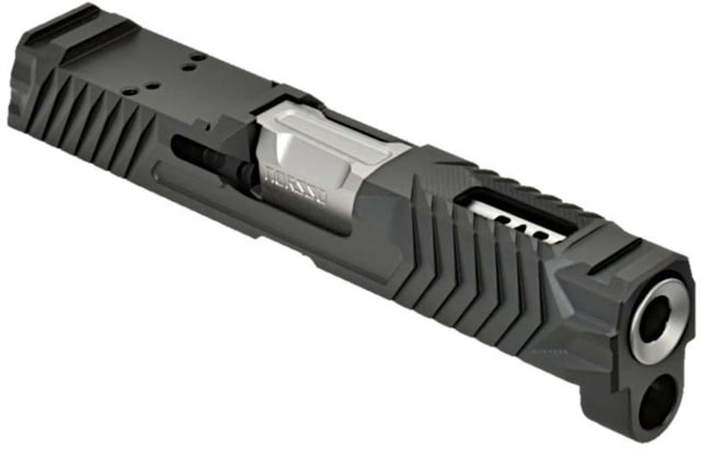 Norsso N320 Piranha KP Compact Bull Barrel Set Satin Stainless GEO Port 9 mm Caliber Black N320CBB-PIR-KP - Norsso