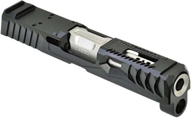 Norsso N320 Reptile KP Compact Bull Barrel Set Satin Stainless GEO Port 9 mm Caliber Black N320CBB-REP-KP - Norsso