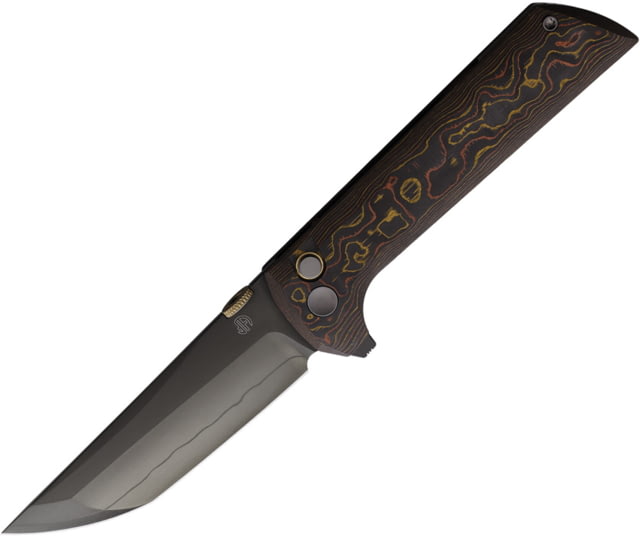 North Mountain Blade Chop 2 Button Lock Copper CF NMB - North Mountain Blade