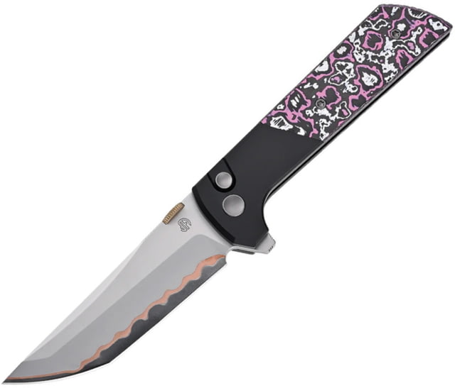 North Mountain Blade Chop 2 Button Lock Glow CF NMB - North Mountain Blade
