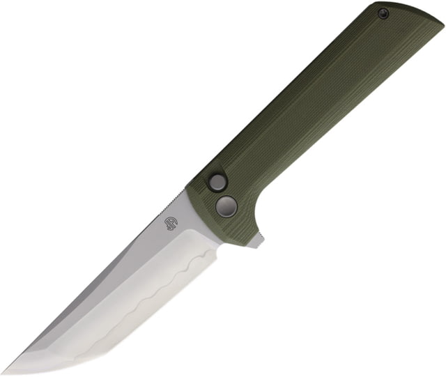 North Mountain Blade Chop 2 Button Lock Green NMB - North Mountain Blade
