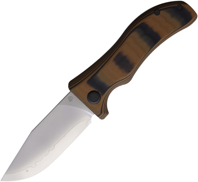 North Mountain Blade Lucky Dog Linerlock Tan NMB - North Mountain Blade