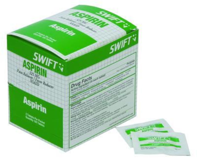 North Safety Products/Haus Aspirin 325mg  Unit EA - North Safety Products/Haus