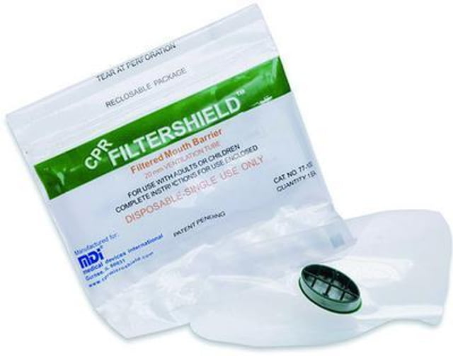 North Safety Products/Haus Mouth Barrier Cpr Filtershield  Each - North Safety Products/Haus