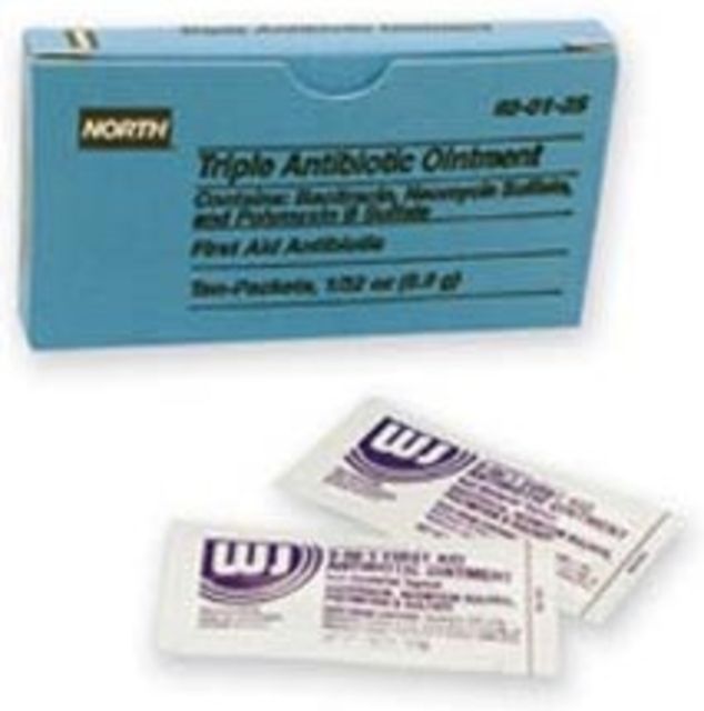 North Safety Products/Haus Pouch Antibiotic Ointmnt PK10 0 - North Safety Products/Haus