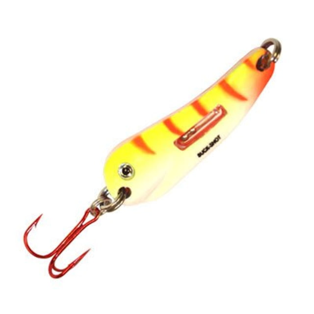 Northland Fishing Tackle Buck-Shot Flutter Spoon UV Electric Perch 1/4 oz