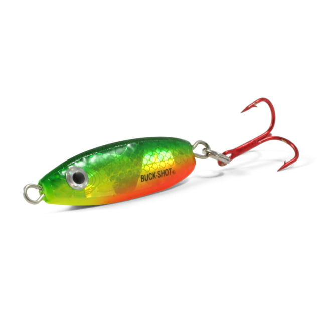 Northland Fishing Tackle Buck-Shot Rattle Spoon S-Glo Firetiger 1/4 oz
