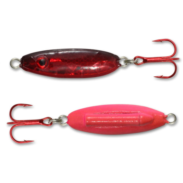 Northland Fishing Tackle Buck-Shot Rattle Spoon S-Glo Redfish 1/16 oz
