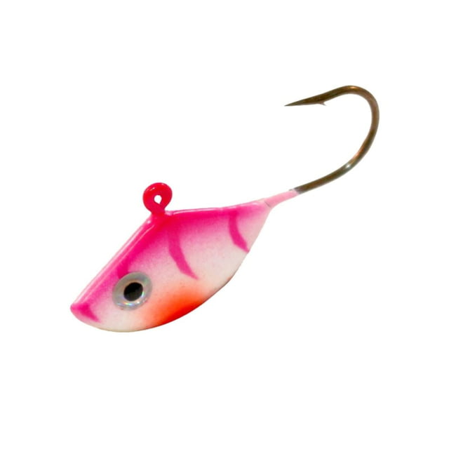 Northland Fishing Tackle UV Forage Minnow Fry Jig Pink Tiger 3/32 oz