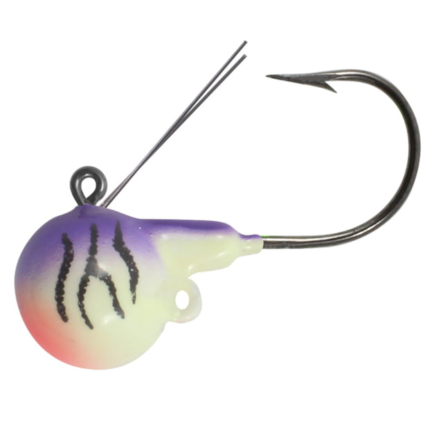 Northland Fishing Tackle Weedless Fire-Ball Jig UV Purple Tiger 1/4oz