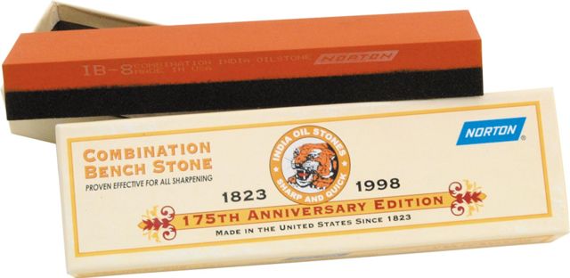 Norton India Alundum 175th Anniversary Stone 1in. x 2in. x 8in. NTIB8 - Norton