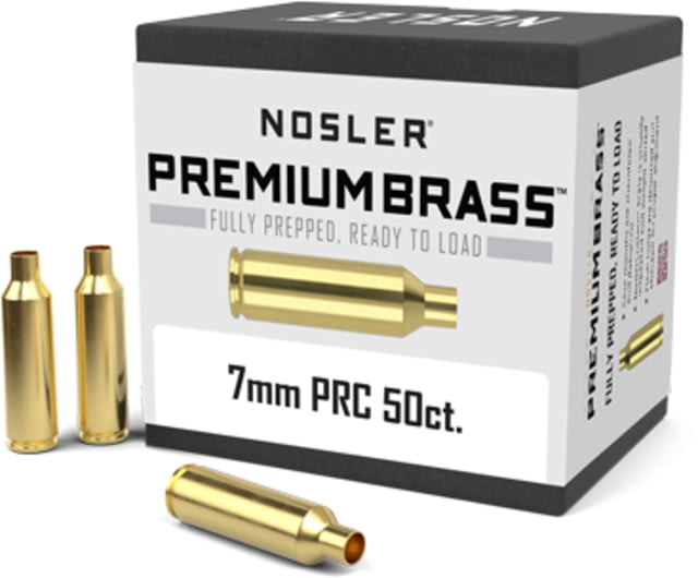 Nosler Premium Brass Unprimed Cases 7mm PRC Rifle Brass Rounds