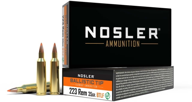 ler.223RemingtonBallisticTip35GrainBrassCasedLeadFreeAmmo20Rounds Ammo