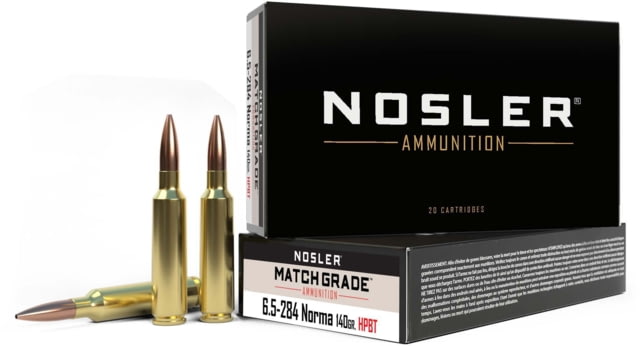 ler 6.5-284 Norma Custom Competition 140 Grain Brass Cased 20 Rounds Ammo