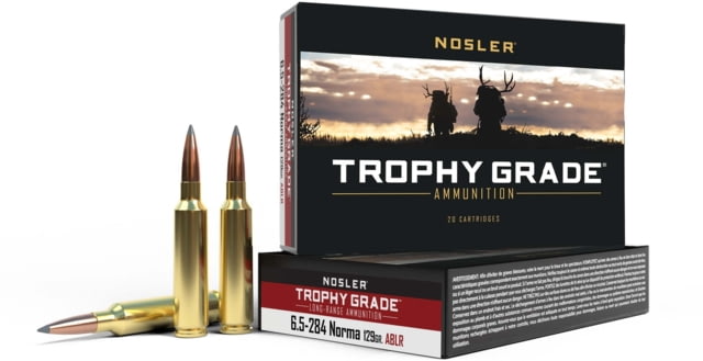 ler 6.5-284 Norma Long Range AccuBond 129 Grain Brass Cased 20 Rounds Ammo