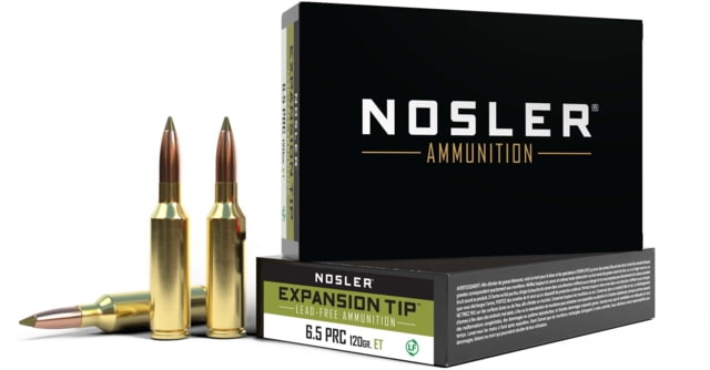 Nosler 6.5 PRC E-Tip 120 Grain Brass Cased 20 Rounds ler 6.5 PRC E-Tip 120 Grain Brass Cased 20 Rounds Ammo