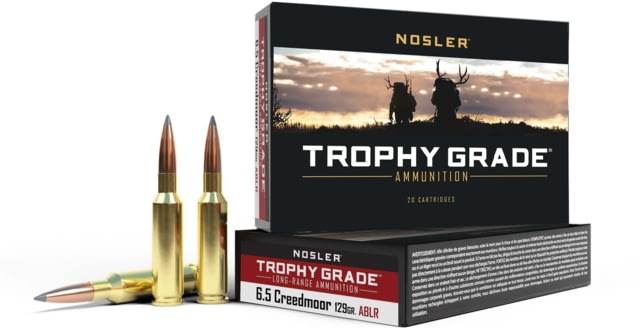 ler 6.5mm Creedmoor 129 Grain AccuBond Long Range Brass Cased Centerfire Rifle 20 Rounds Ammo