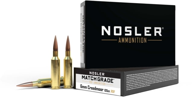 ler 6mm Creedmoor 105 Grain Hollow Point Boat Tail Brass Cased Centerfire Rifle 20 Rounds Ammo