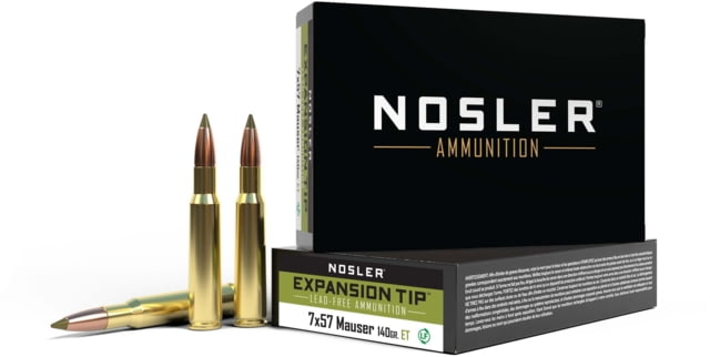 ler 7x57mm Mauser 140 Grain E-Tip Brass Cased Centerfire Rifle 20 Rounds Ammo