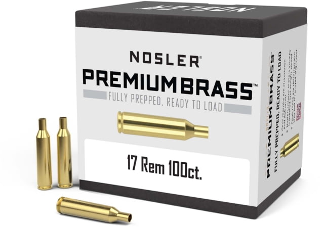 Nosler Custom Rifle Brass .17 Remington 100ct