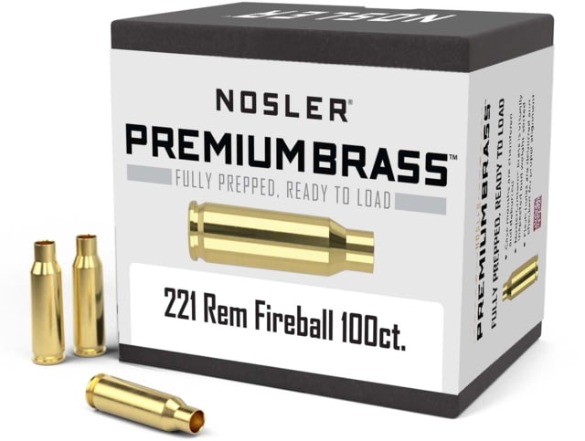 Nosler Custom Rifle Brass .221 Remington Fireball 100ct