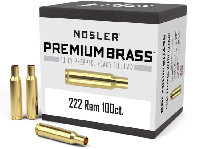 Nosler Custom Rifle Brass .222 Remington 100ct