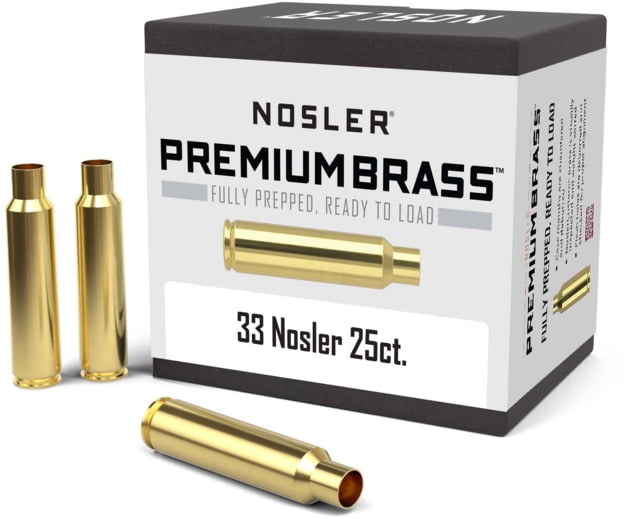 Nosler Custom Rifle Brass .33 Nosler 25ct