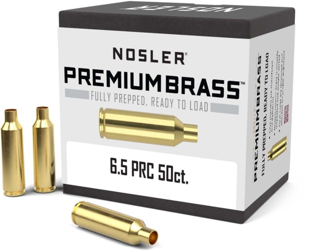 US Nosler Custom Rifle Brass 6.5 PRC, 50ct, 17885 Tech Data