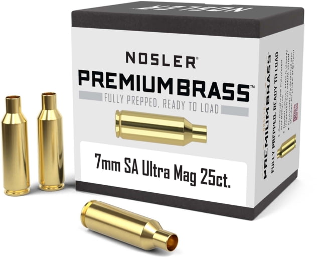 Nosler Custom Rifle Brass 7mm Remington Short Action Ultra Magnum 25ct