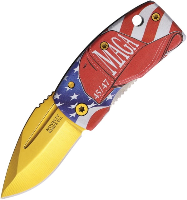 Novelty Cutlery Maga Money Clip Framelock NV344