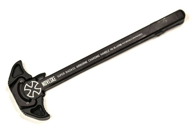 Noveske Super Badass Airborne Charging Handle Geissele 5.56 Ambi Black 0 - Noveske