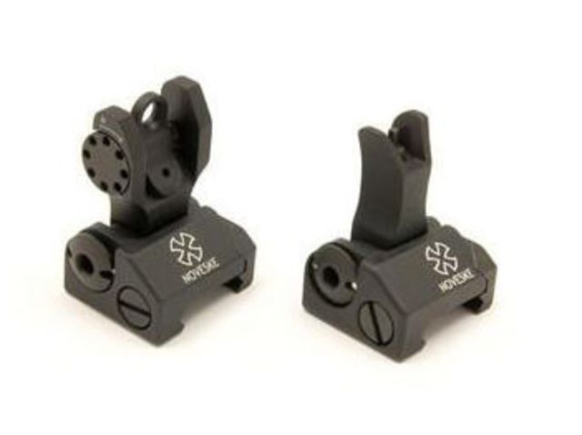 Noveske Troy Folding Battle Sights Front and Rear Set - Noveske