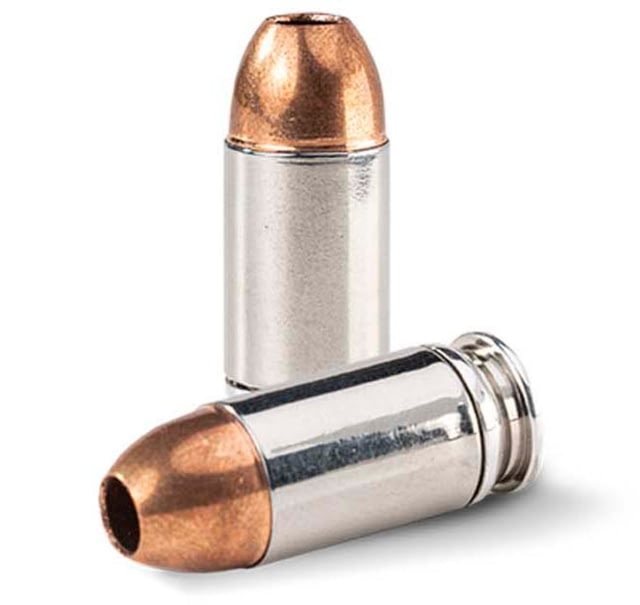 X Ammunition Pentagon 9mm Luger 115 Grain Monolithic Copper Hollow Point Stainless Steel Cased Pistol 20 Rounds Ammo