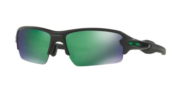 Oakley OO9271 Flak 2.0 A Sunglasses - Men's Matte Black Frame Prizm Jade Polarized Lenses 927125-61 - Oakley