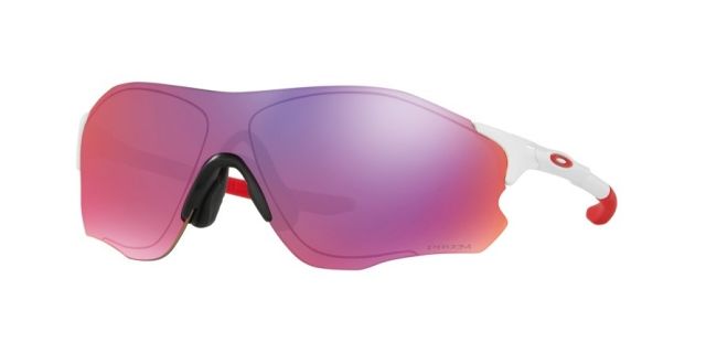 Oakley OO9313 EVZero Path A Sunglasses - Men's Polished White Frame Prizm Road Lenses: 931304-38 - Oakley