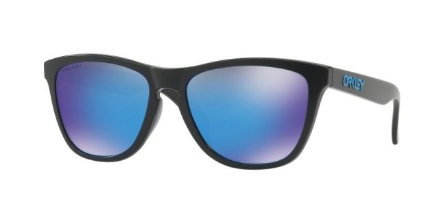 Oakley OO9245 Frogskins A Sunglasses - Men's Matte Black Frame Prizm Sapphire Lenses 924561-54 - Oakley