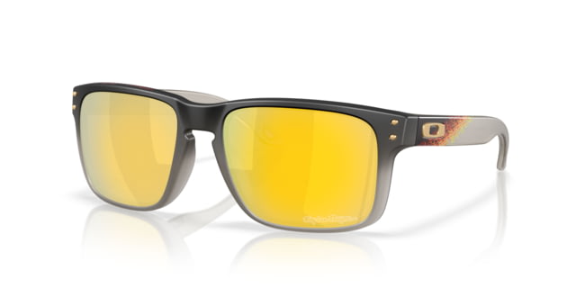 Oakley Holbrook Sunglasses Black Fade Grey Ink PRIZM 24K Polarized - Oakley