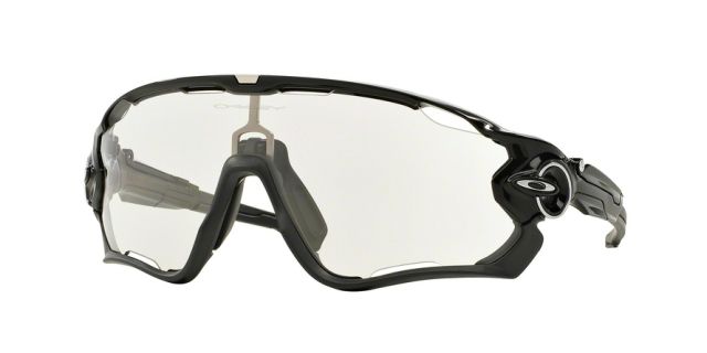 Oakley OO9290 Jawbreaker Sunglasses - Men's Polished Black Frame Clear To Black Photochromic Lenses 929014-31 - Oakley