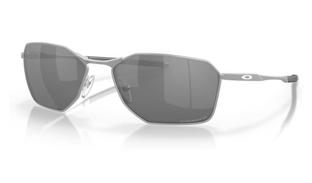 Oakley OO6047 Savitar Sunglasses - Men's Satin Chrome Frame Prizm Black Polarized Lens 58 - Oakley
