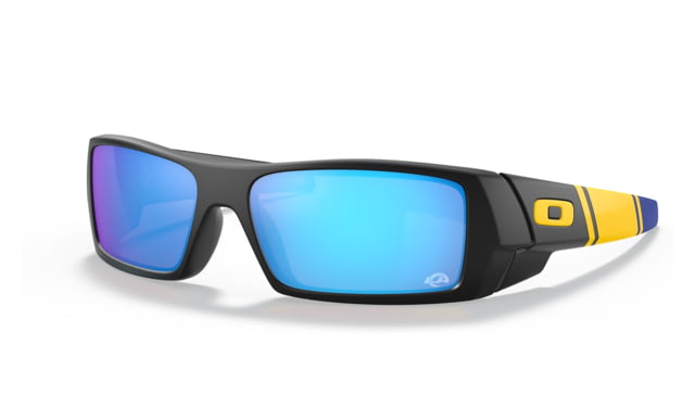 Oakley OO9014 Gascan Sunglasses - Men's LAR Matte Black Frame Prizm Sapphire Lens Asian Fit 60 - Oakley