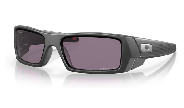 Oakley OO9014 Gascan Sunglasses - Men's Steel Frame Prizm Grey Lens Asian Fit 60 - Oakley