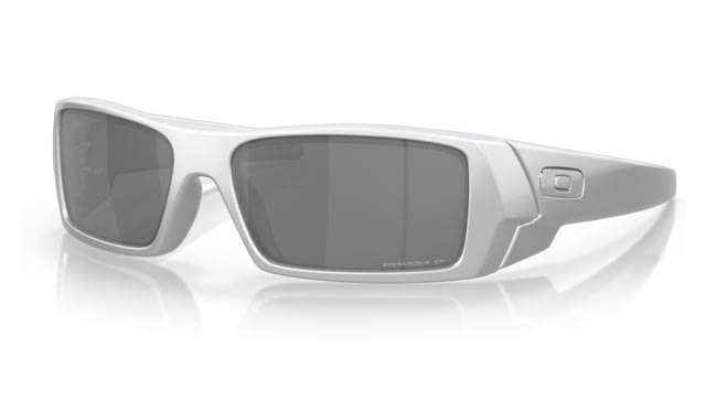 Oakley OO9014 Gascan Sunglasses - Men's X-Silver Frame Prizm Black Polarized Lens Asian Fit 60 - Oakley