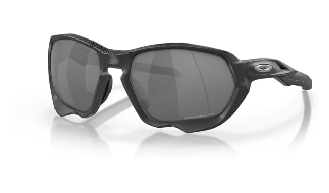 Oakley OO9019 Plazma Sunglasses - Men's Hi Res Matte Carbon Frame Prizm Black Polarized Lens 59 - Oakley