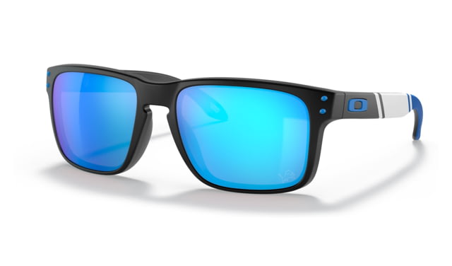 Oakley OO9102 Holbrook Sunglasses - Men's DET Matte Black Frame Prizm Sapphire Lens 55 - Oakley