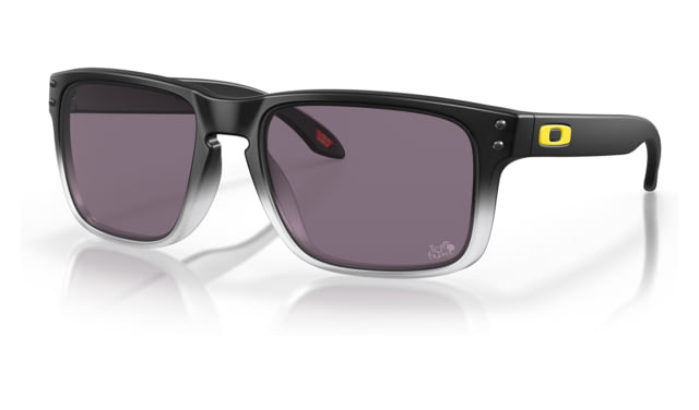 Oakley OO9102 Holbrook Sunglasses - Men's TDF Matte Black Fade Frame Prizm Grey Lens 55 - Oakley