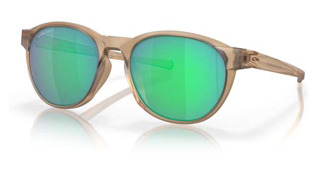 Oakley OO9126F Reedmace A Sunglasses - Men's Matte Sepia Frame Prizm Jade Lens Asian Fit 54 - Oakley